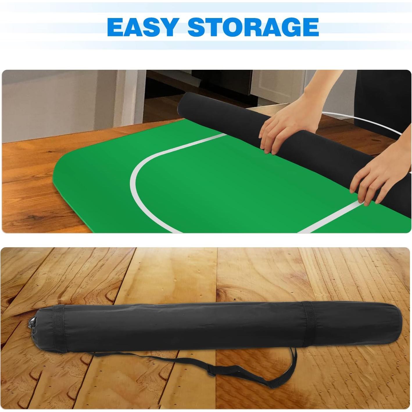 Tapete de Póker GSE 177,8x88,9cm Antideslizante con Bolsa