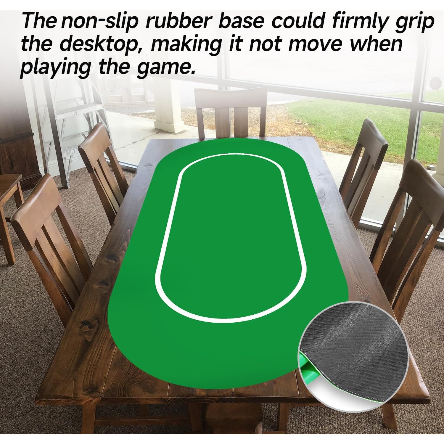 Tapete de Póker GSE 177,8x88,9cm Antideslizante con Bolsa