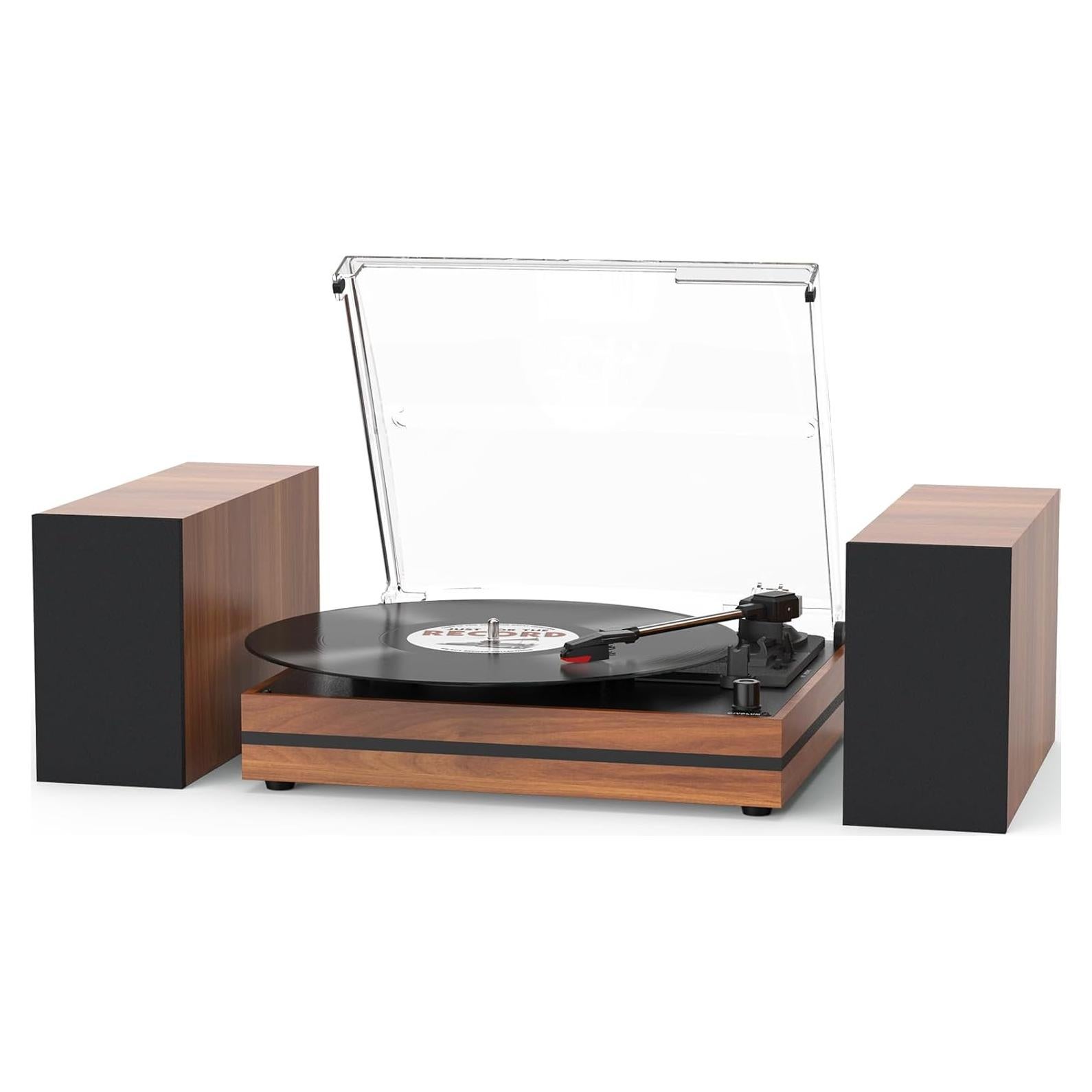 Reproductor de Vinilo Vintage Seasonlife R612 3 Velocidades Rojo