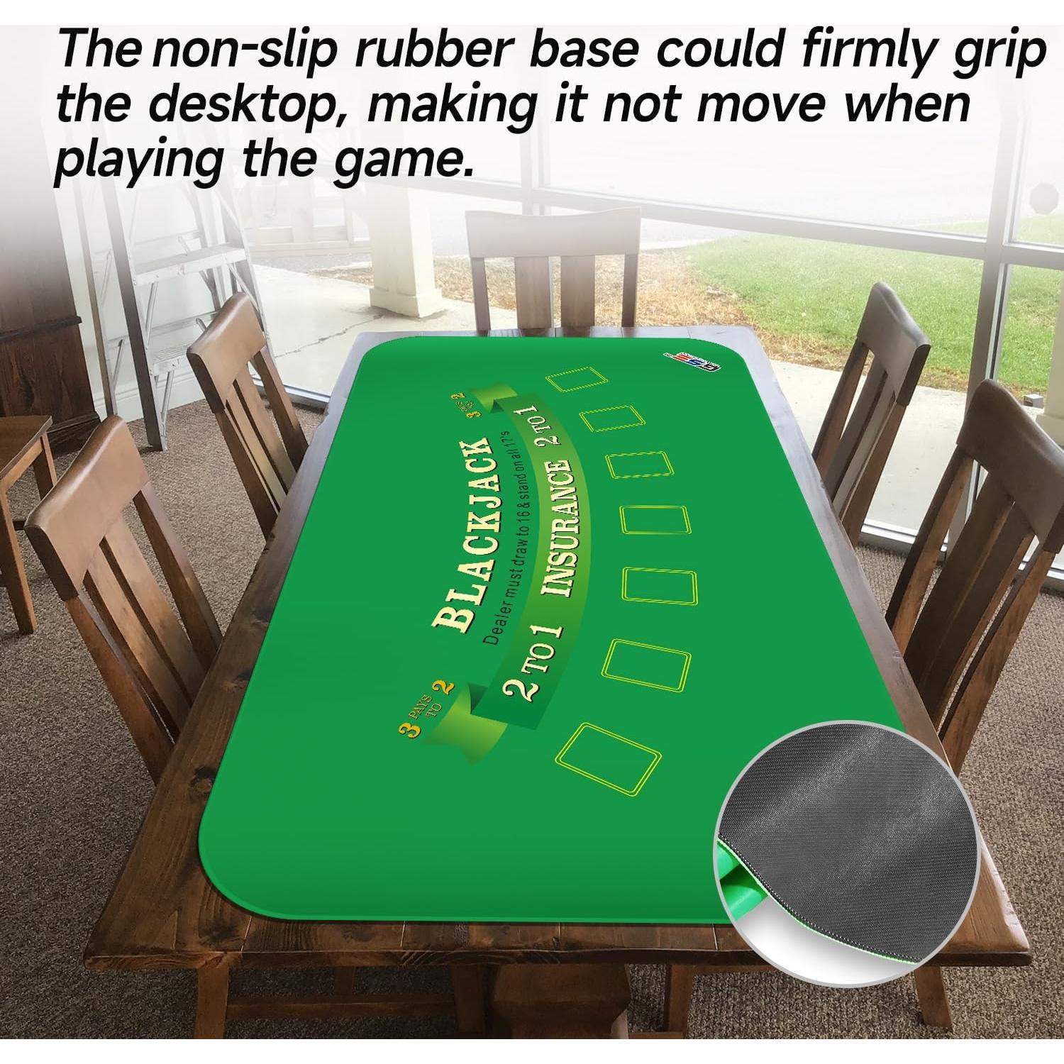 Tapete de Blackjack GSE 177,8x88,9 cm Antideslizante