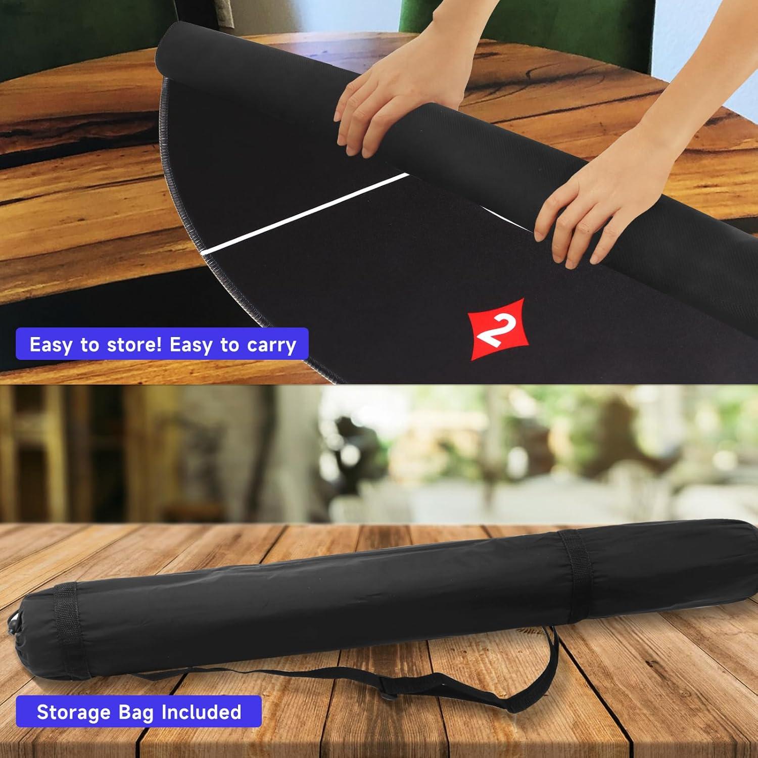 Tapete de Póker GSE 88,9x88,9 cm Antideslizante para Casino