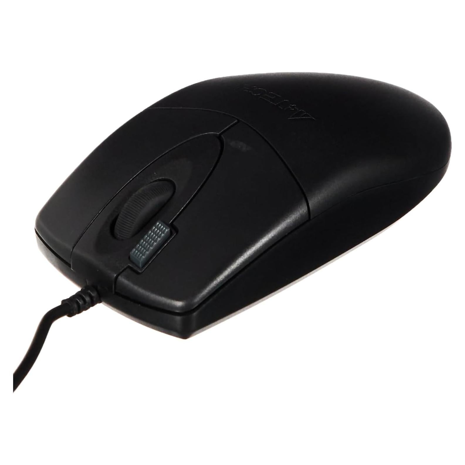 Mouse Óptico A4Tech OP-620D con Cable y Doble Clic