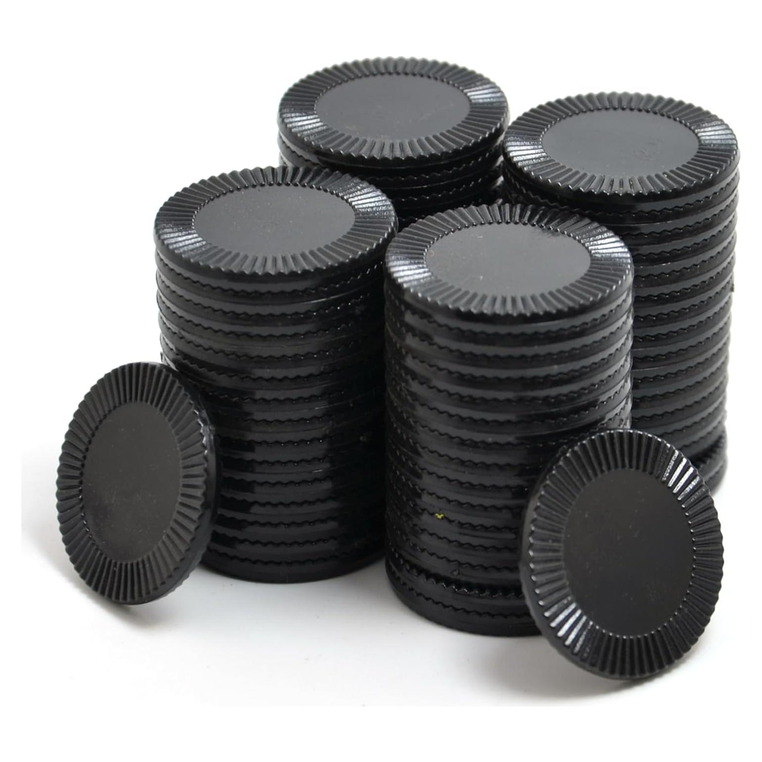 Smartdealspro 64 Fichas de Plástico 32mm con Caja de Almacenamiento