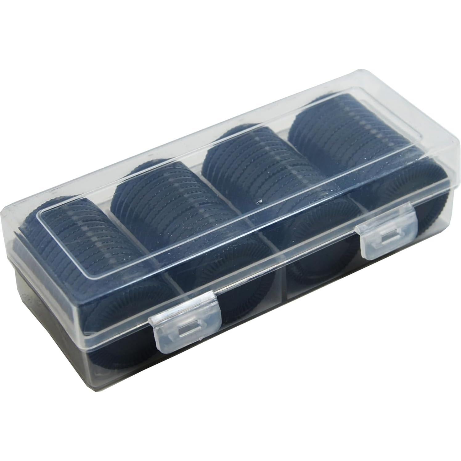 Smartdealspro 64 Fichas de Plástico 32mm con Caja de Almacenamiento