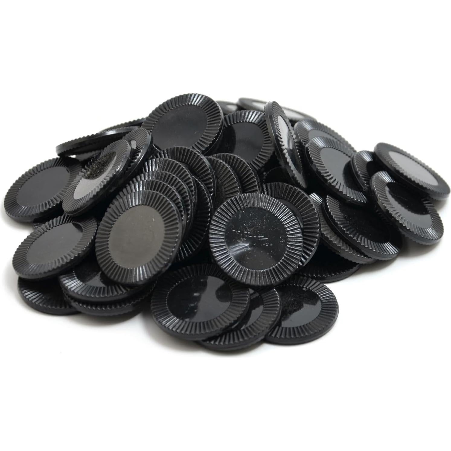 Smartdealspro 64 Fichas de Plástico 32mm con Caja de Almacenamiento