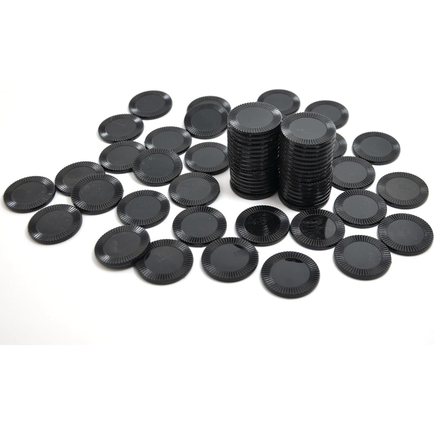 Smartdealspro 64 Fichas de Plástico 32mm con Caja de Almacenamiento