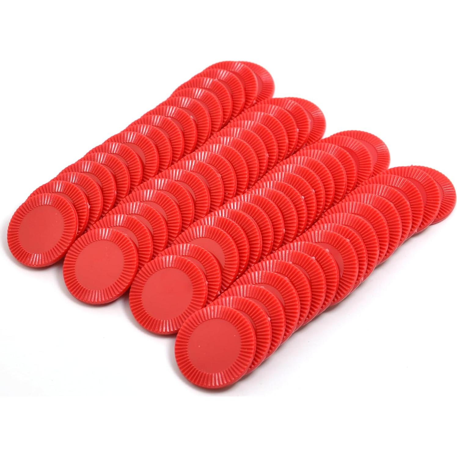 Smartdealspro 64 Fichas Plásticas 32mm con Caja Almacenaje