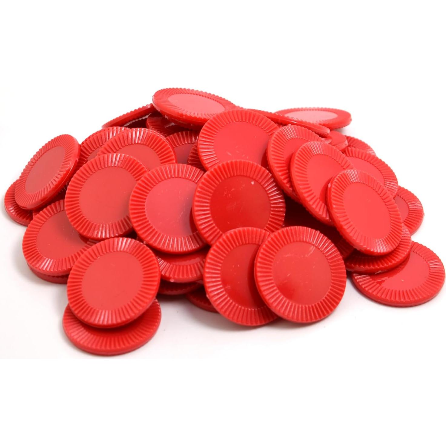 Smartdealspro 64 Fichas Plásticas 32mm con Caja Almacenaje