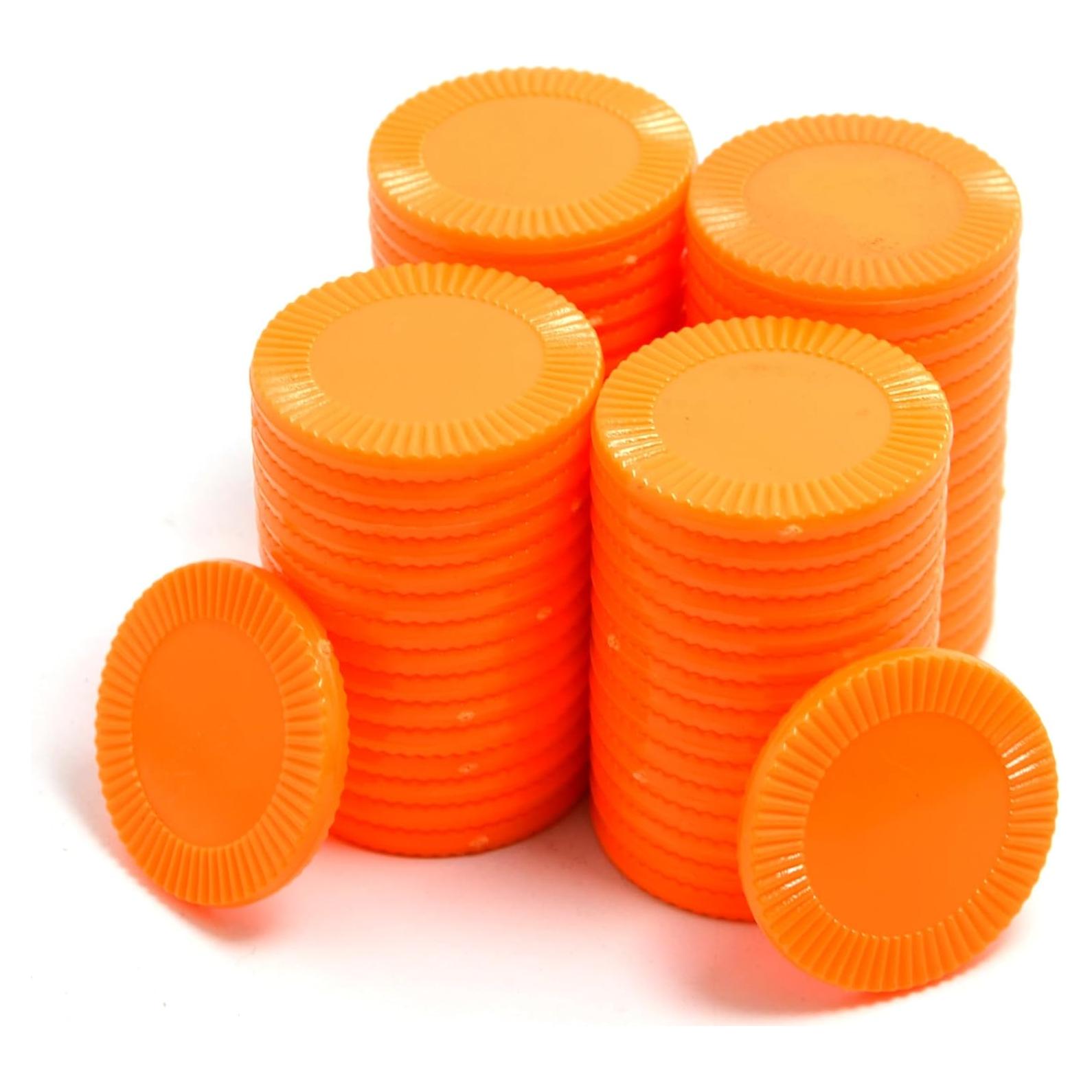 Contadores de Plástico Smartdealspro 64 Piezas 32mm Naranja