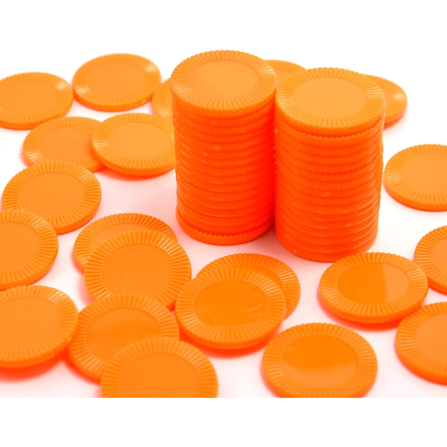 Contadores de Plástico Smartdealspro 64 Piezas 32mm Naranja