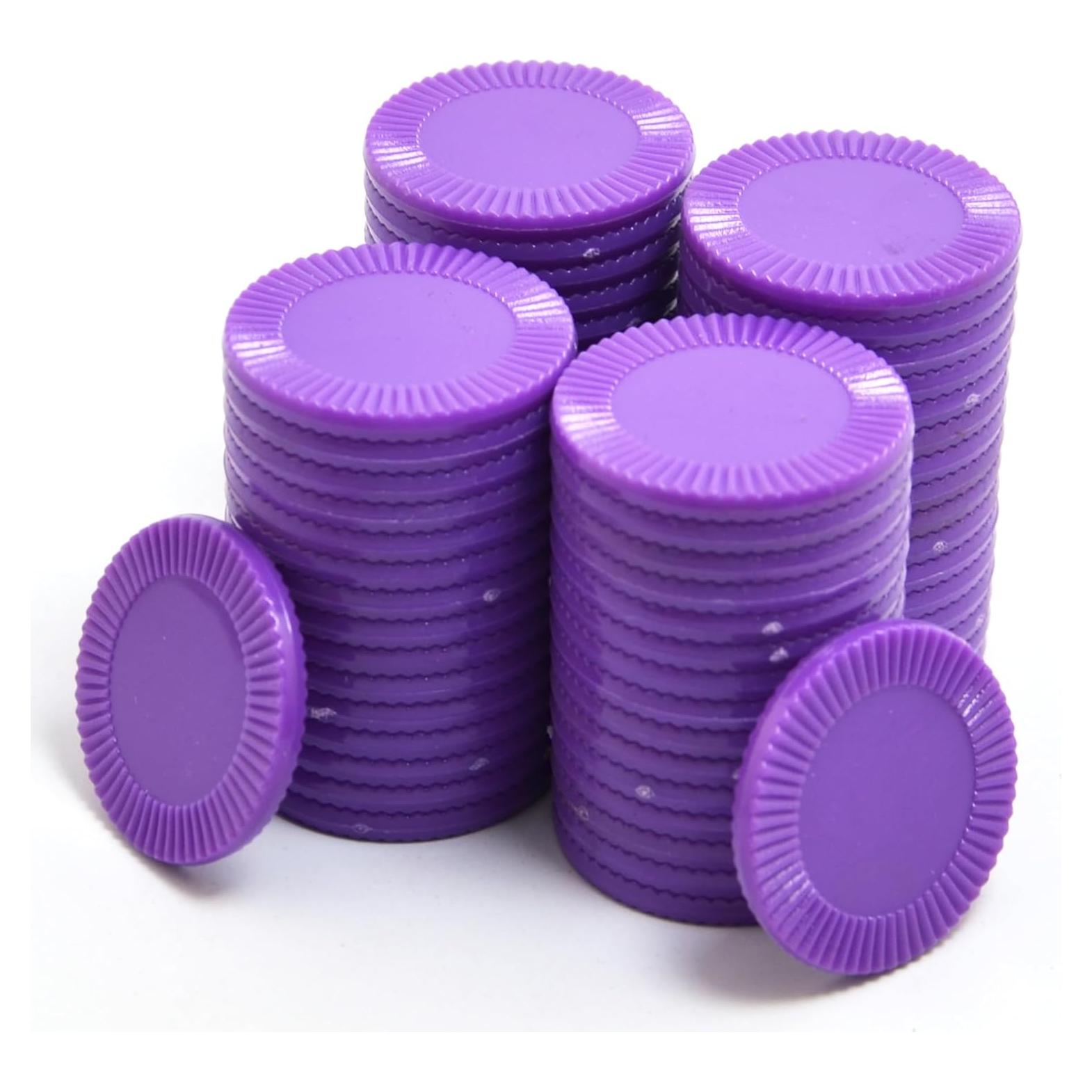 Smartdealspro 64 Fichas Plásticas 32mm con Caja Almacenaje