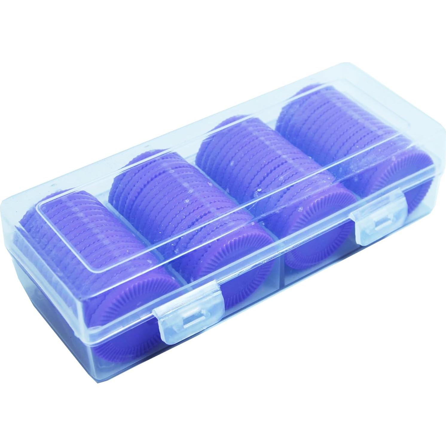 Smartdealspro 64 Fichas Plásticas 32mm con Caja Almacenaje