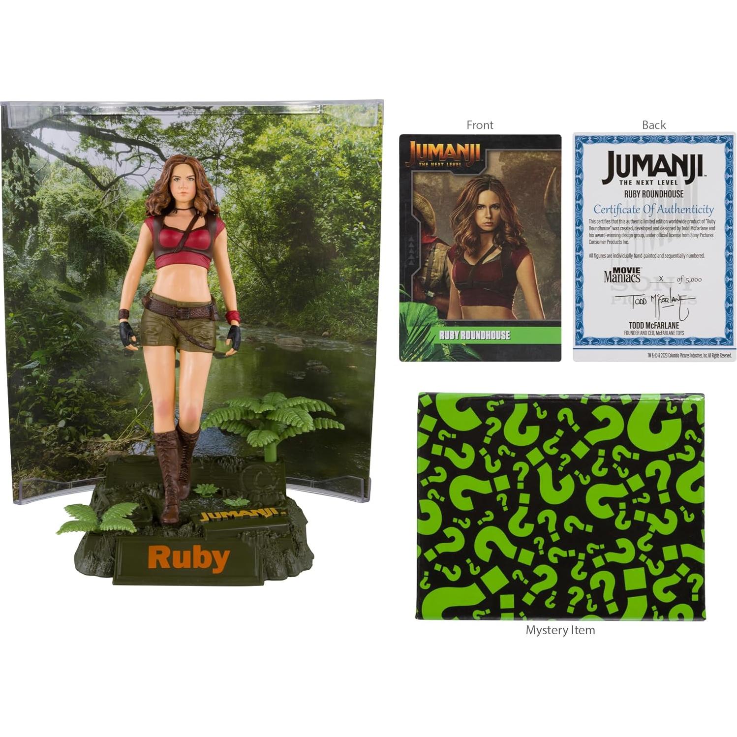 Figura Ruby Roundhouse Jumanji McFarlane 15,24 cm detallada