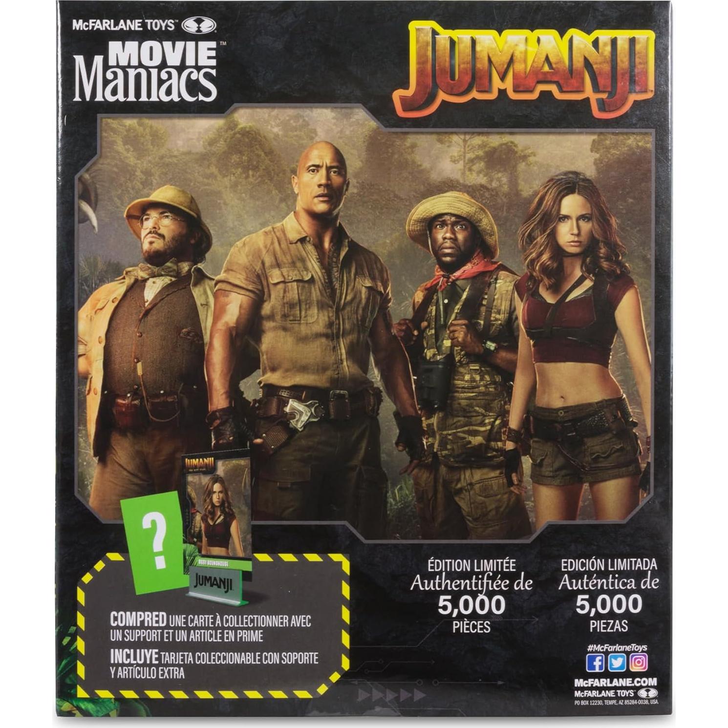 Figura Ruby Roundhouse Jumanji McFarlane 15,24 cm detallada