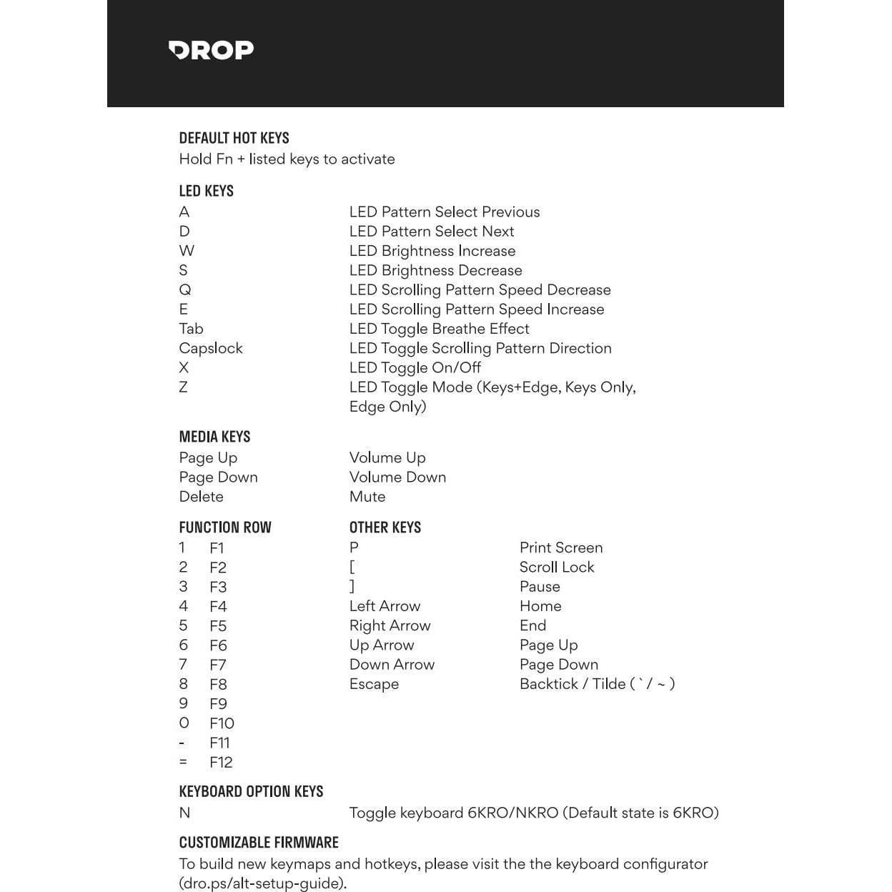 Teclado Mecánico DROP ALT - 67 Teclas - Cherry MX Azul RGB