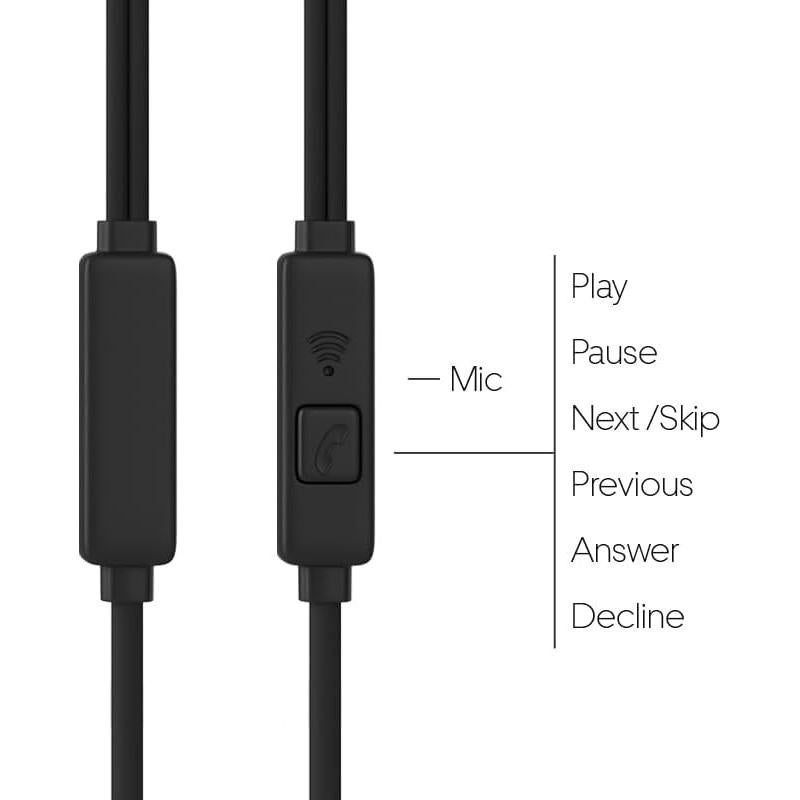 Auriculares con cable Maeline 10 Pack, 3.5mm, 10 colores