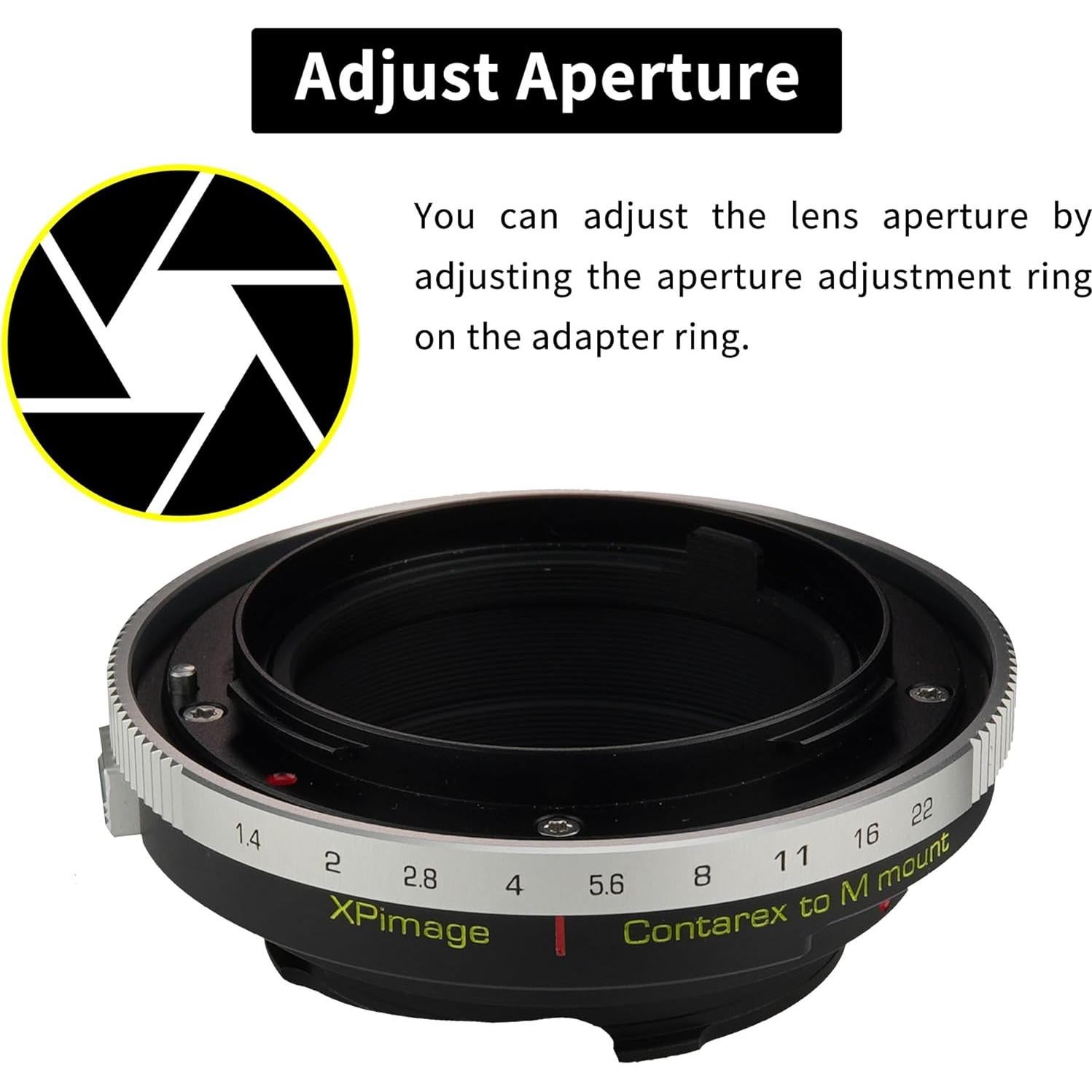 Anillo Adaptador de Lente Ikon Contarex a Cámara Leica M