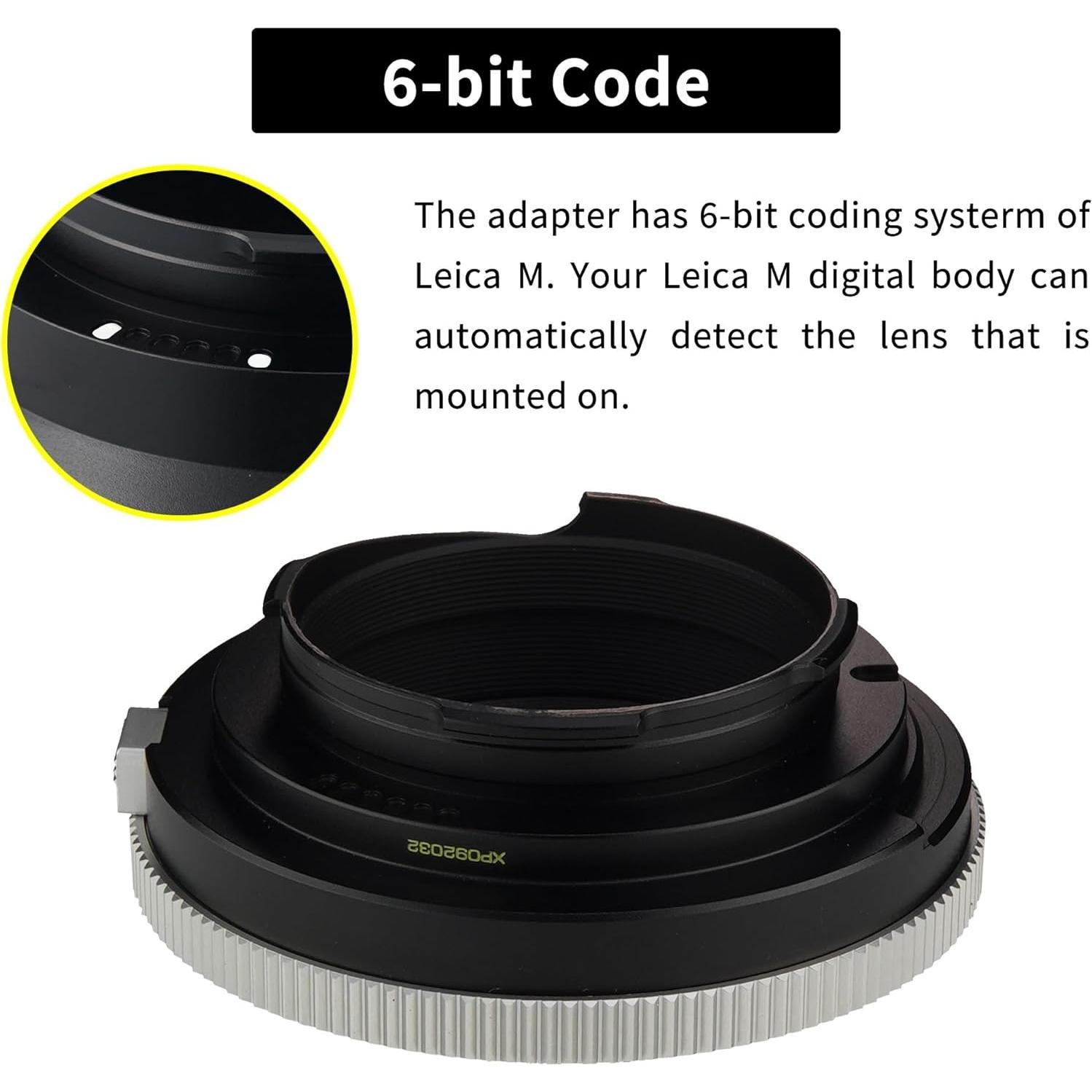 Anillo Adaptador de Lente Ikon Contarex a Cámara Leica M