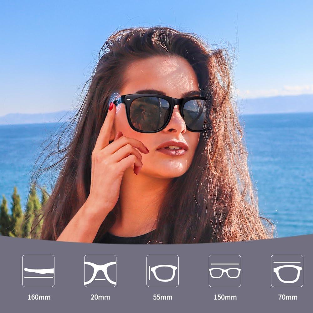 Gafas de Sol Inteligentes Unisex E10 con Altavoz AAC - Control Remoto