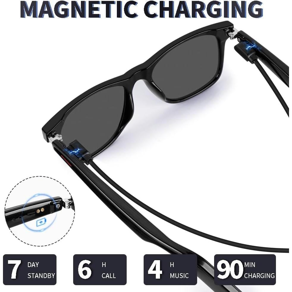 Gafas de Sol Inteligentes Unisex E10 con Altavoz AAC - Control Remoto