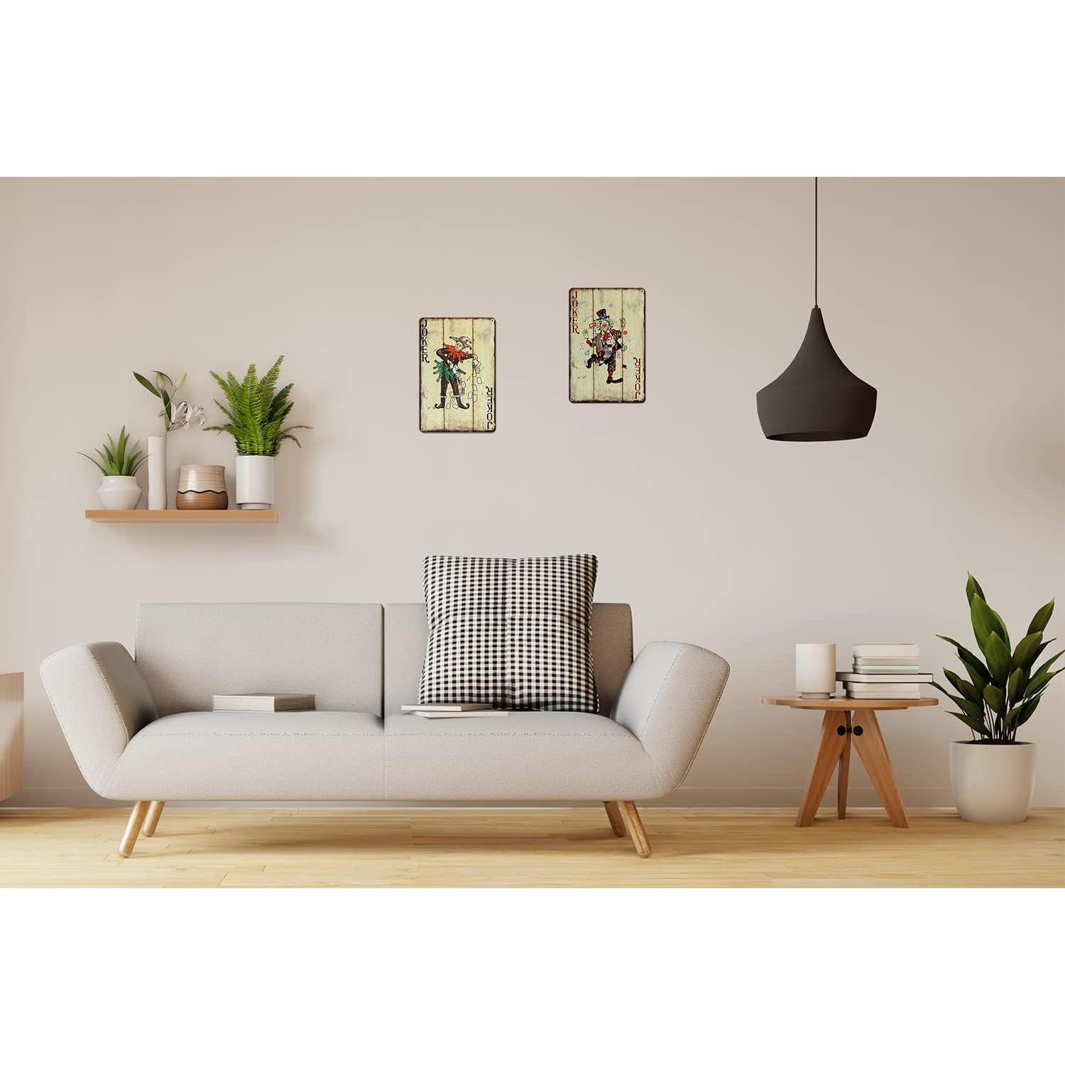 Cartel de Metal Vintage TREEPERI Póker 30x20 cm Decorativo