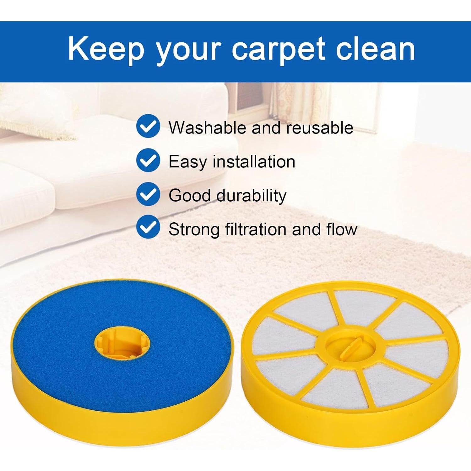 Kit de Filtros HEPA Lavables HIFROM para Aspiradoras DC05 DC08 DC14 DC15