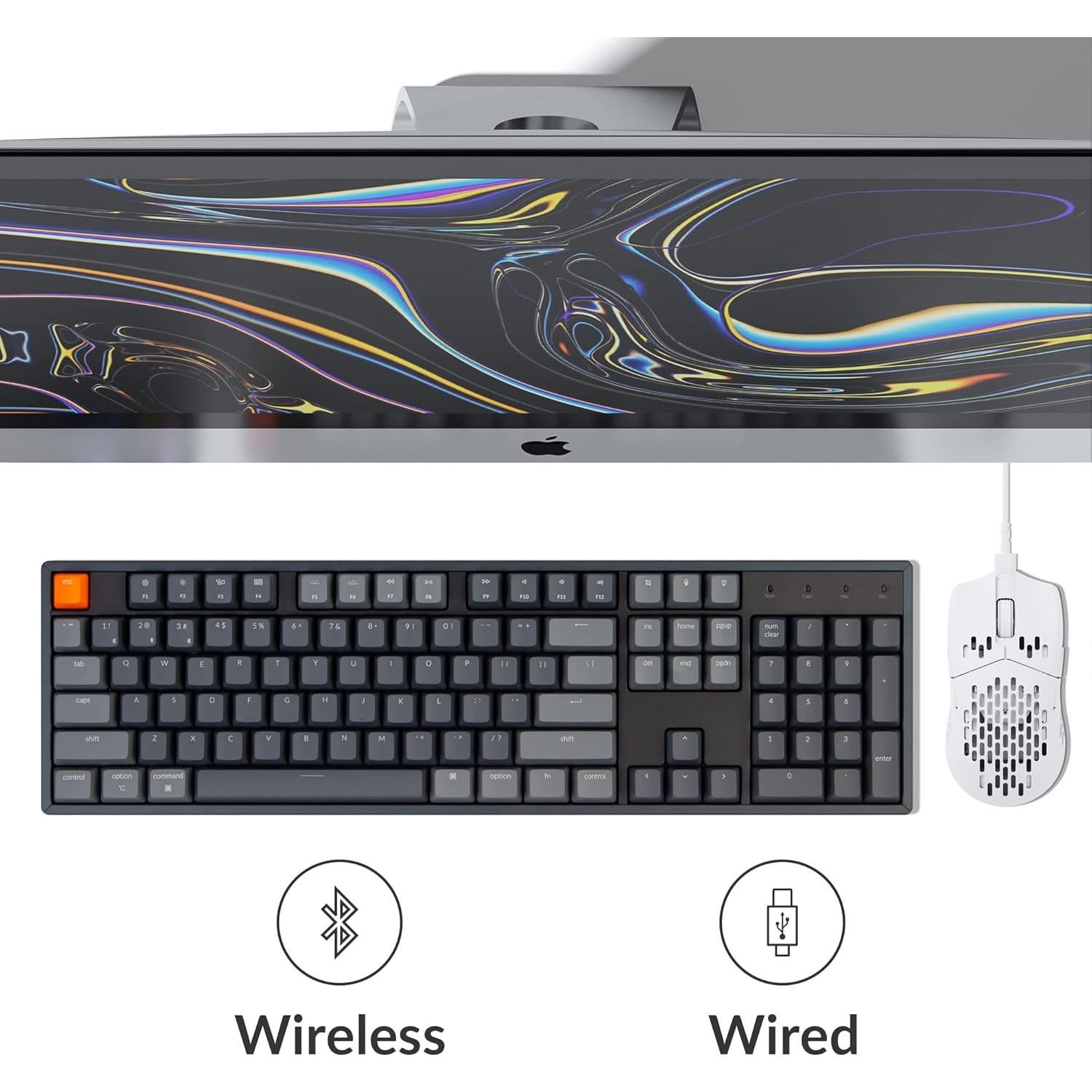 Teclado Mecánico Inalámbrico Keychron K10 RGB 104 Teclas