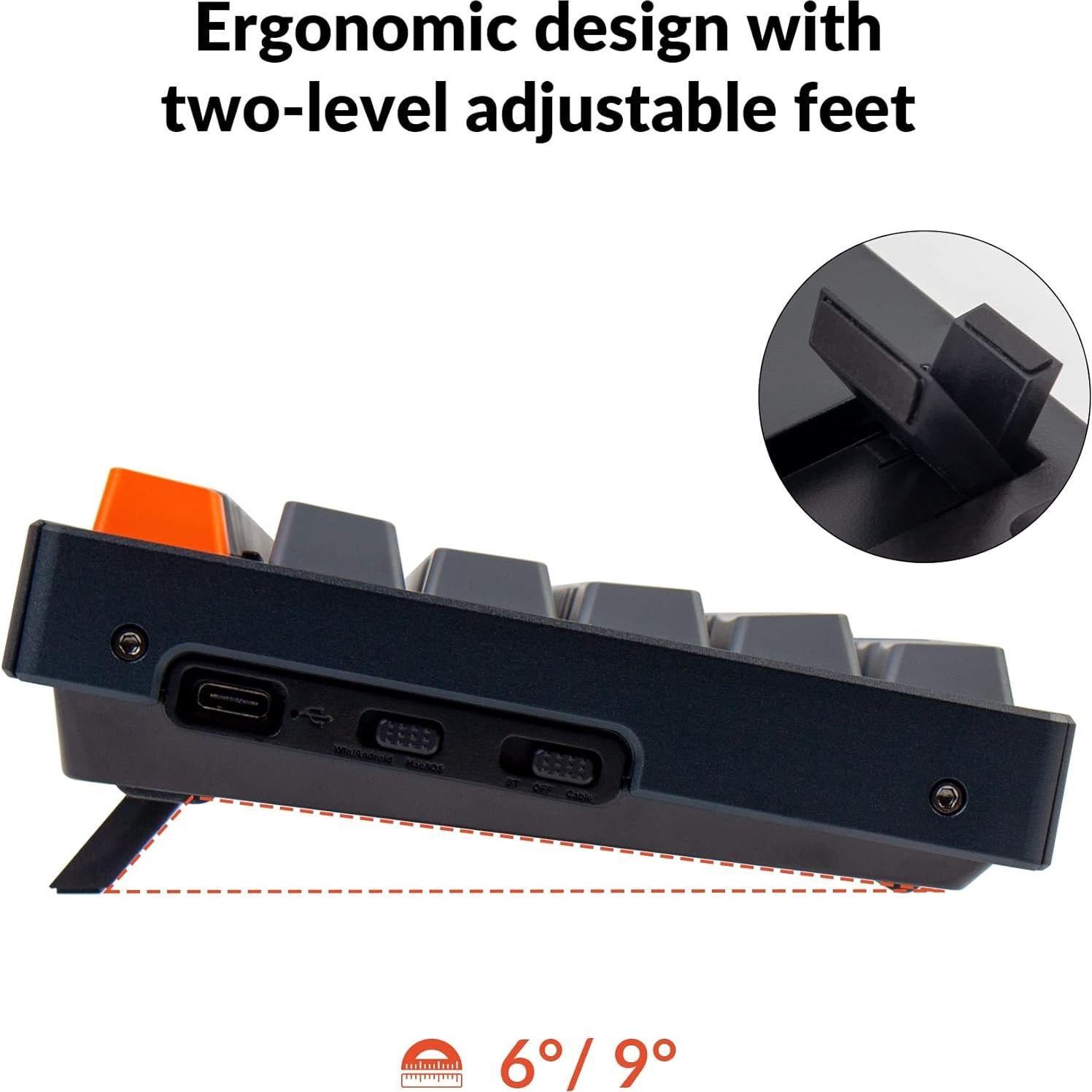 Teclado Mecánico Inalámbrico Keychron K10 RGB 104 Teclas