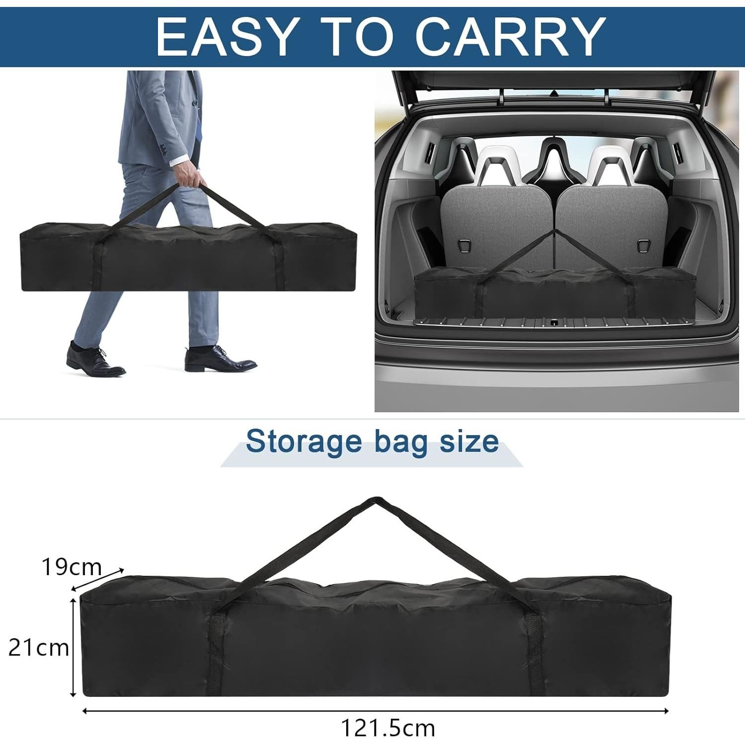 Carpa Pop Up 1.98x1.98m BNSPLY Azul Impermeable con Paredes