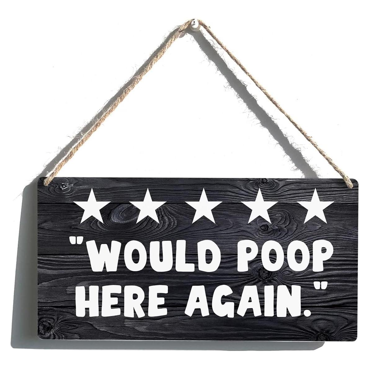 Cartel de Madera Gracioso Qious Signo Zodiacal 30x15 cm