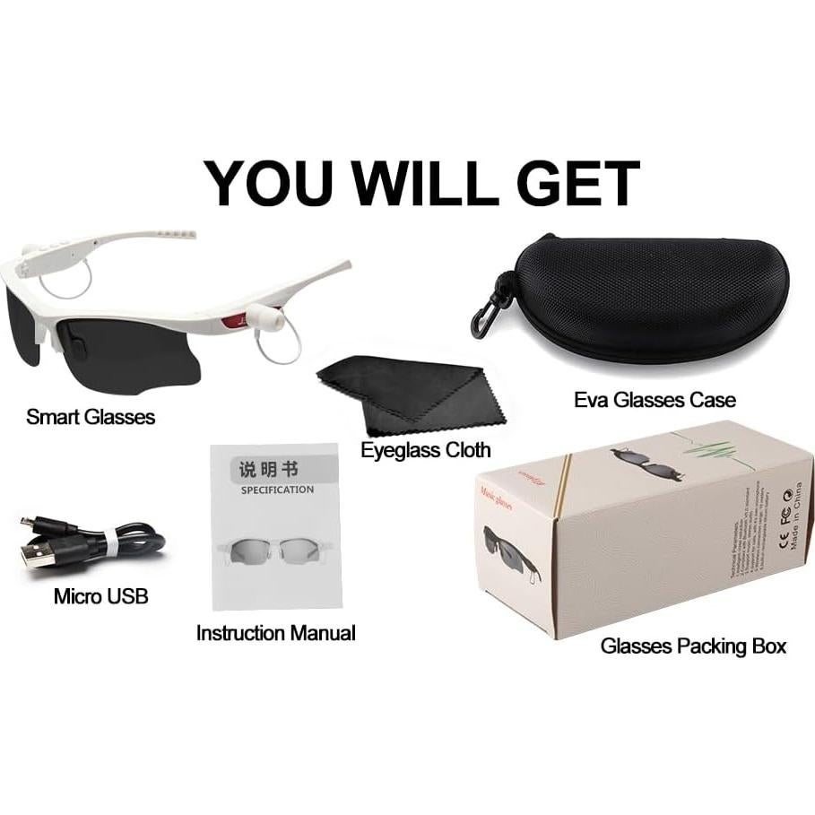 Gafas de Sol Inteligentes KevBinth con Bluetooth 5.0 y UV400