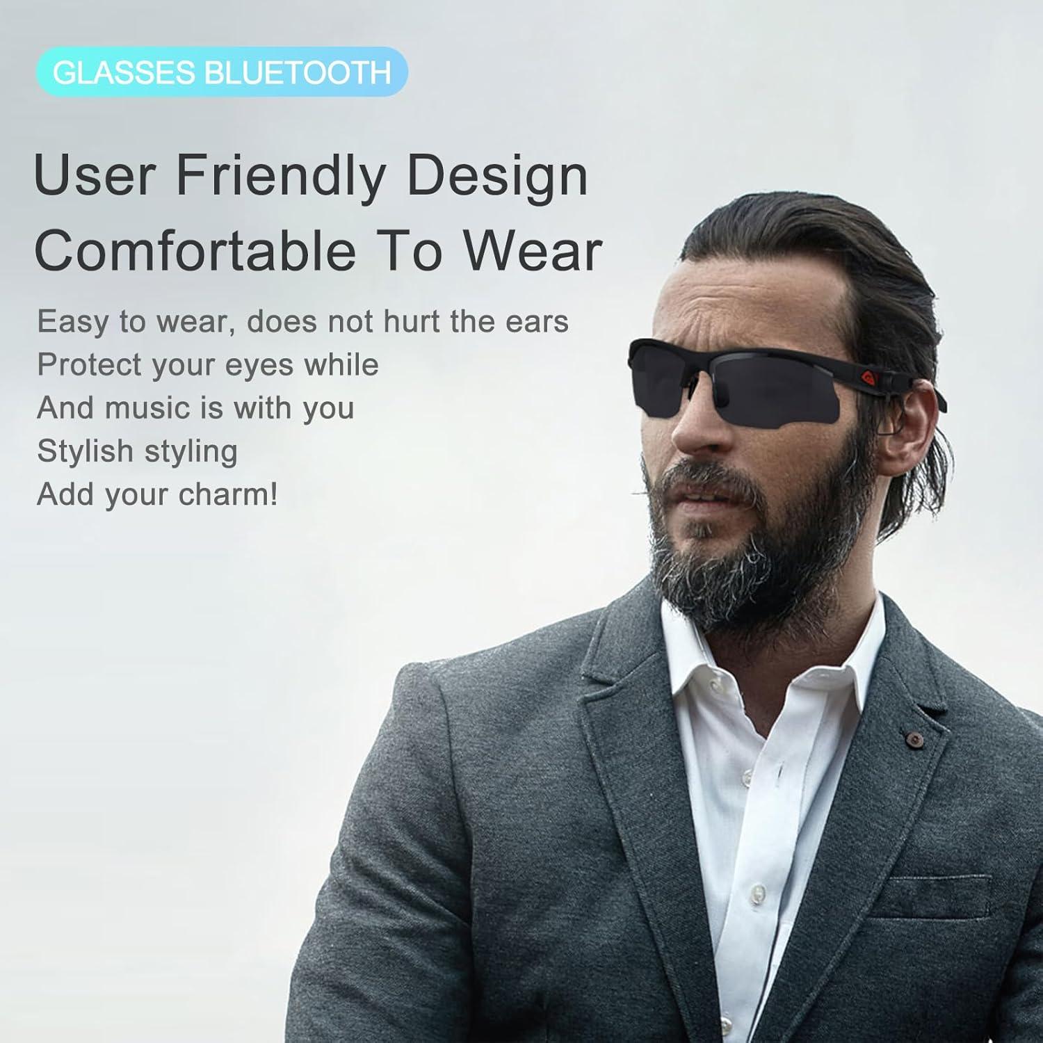 Gafas de Sol Inteligentes KevBinth con Bluetooth 5.0 y UV400