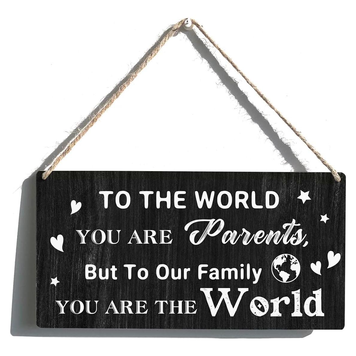 Cartel de Madera Qious 15x30 cm Decoración Hogar