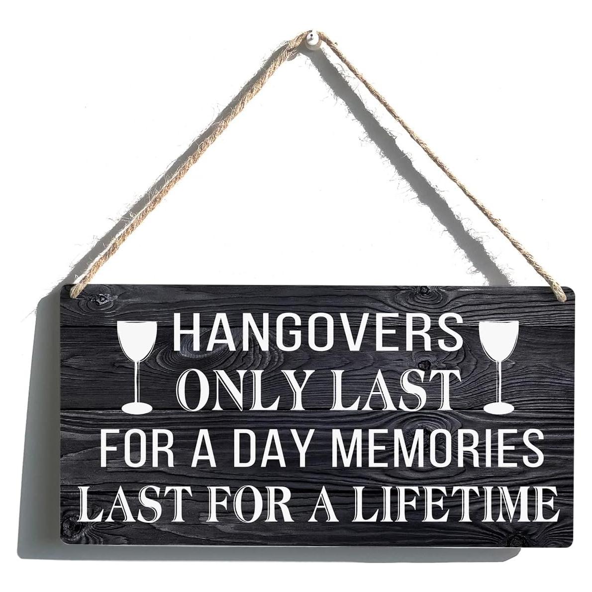 Cartel de Madera Qious 30x15 cm Recuerdos Duraderos