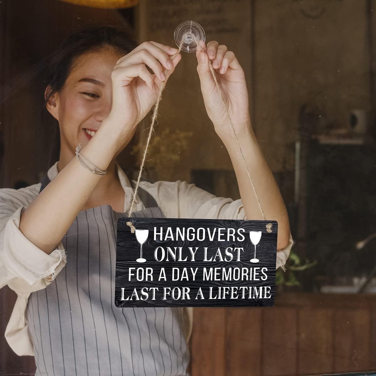 Cartel de Madera Qious 30x15 cm Recuerdos Duraderos