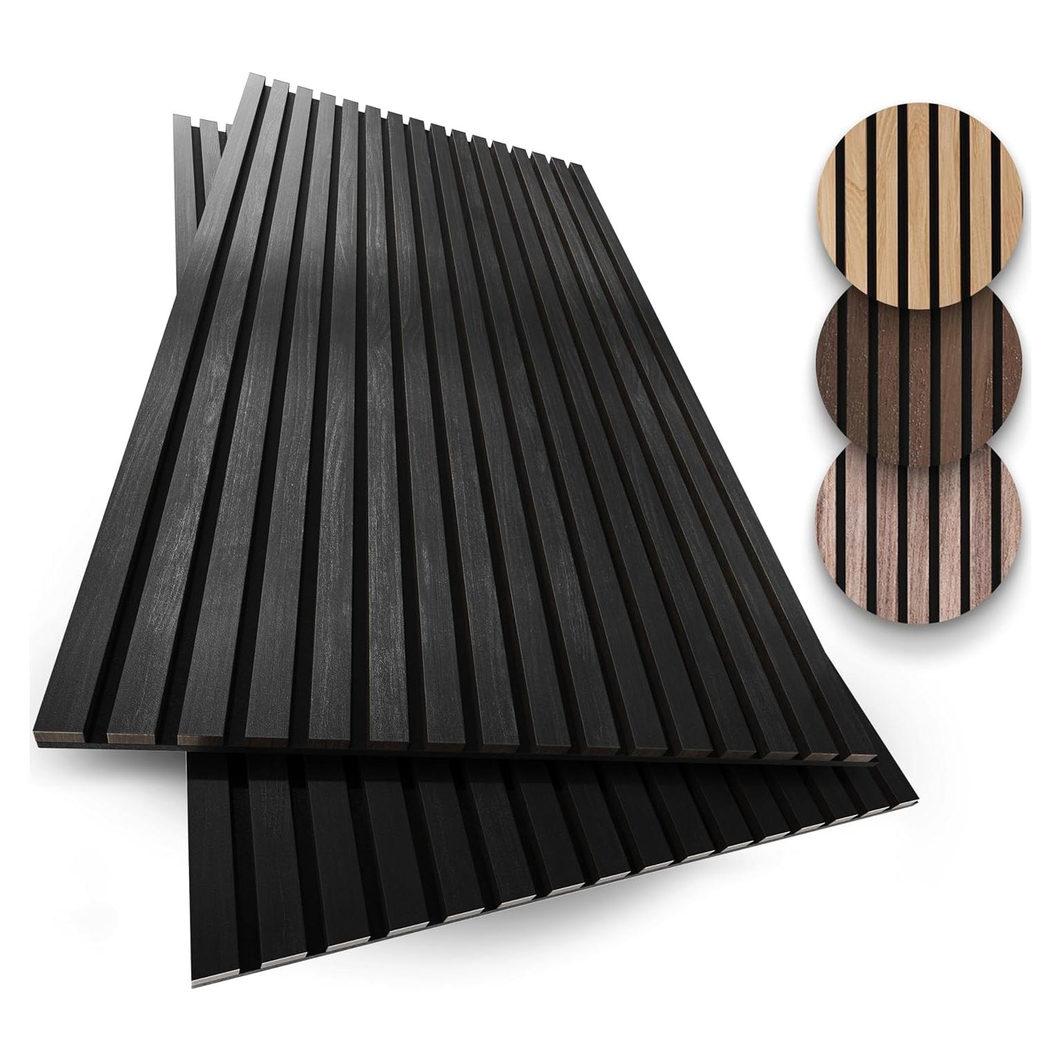 Paquete de 2 Paneles Acústicos de Madera COREMINDED 120x60 cm