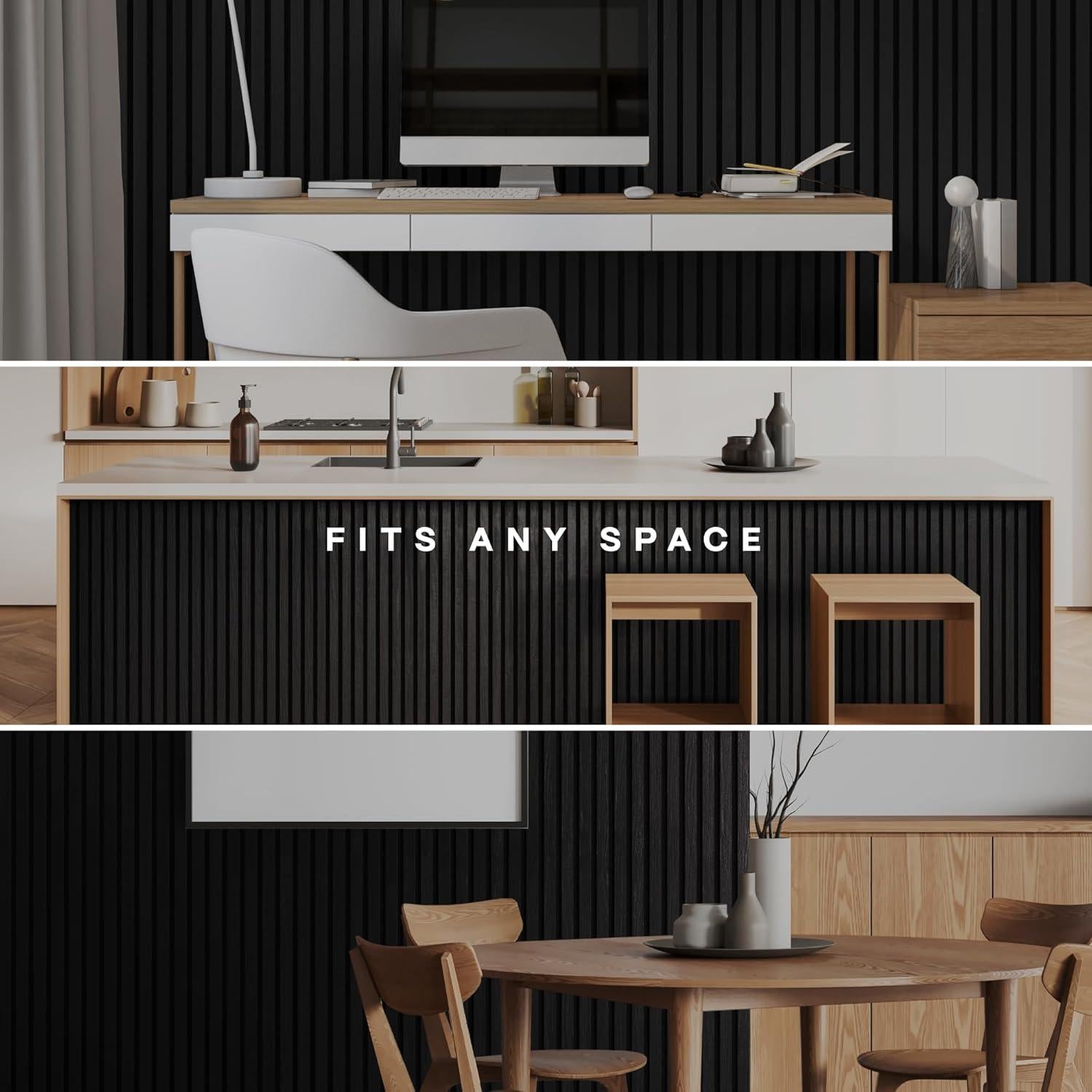 Paquete de 2 Paneles Acústicos de Madera COREMINDED 120x60 cm