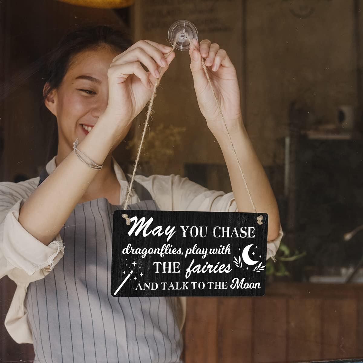 Cartel de Madera Qious 30x15 cm Decoración Rústica