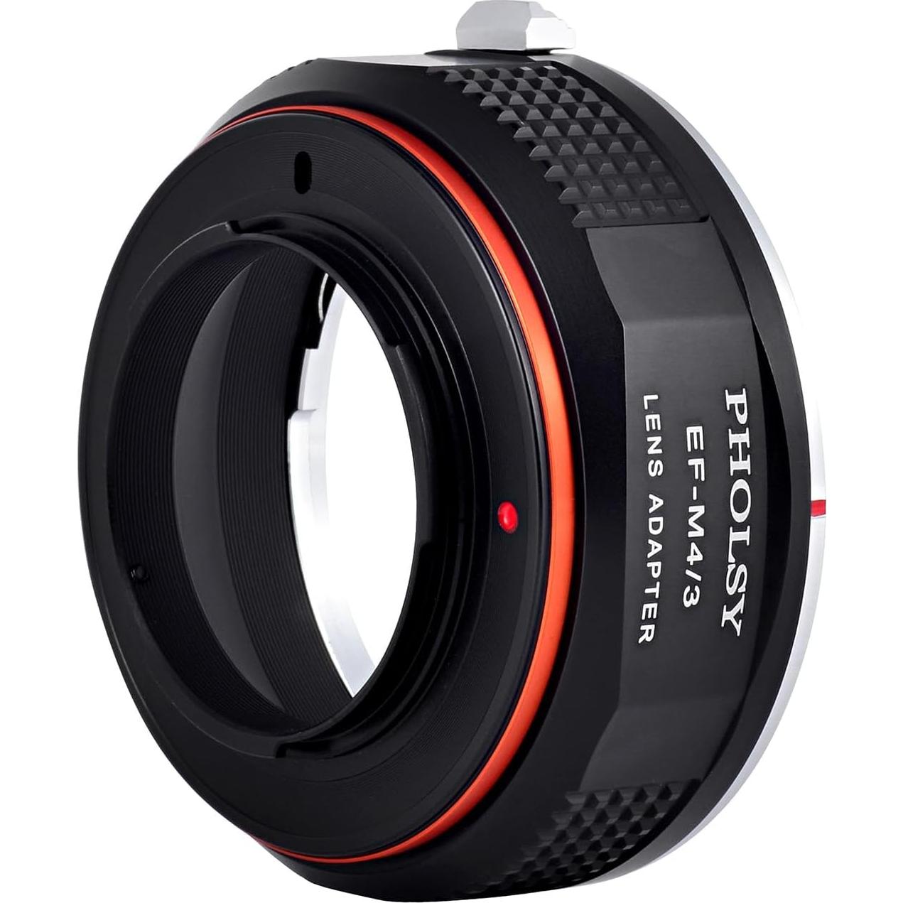 Adaptador de Lente PHOLSY Canon EF a M4/3 - Enfoque Manual