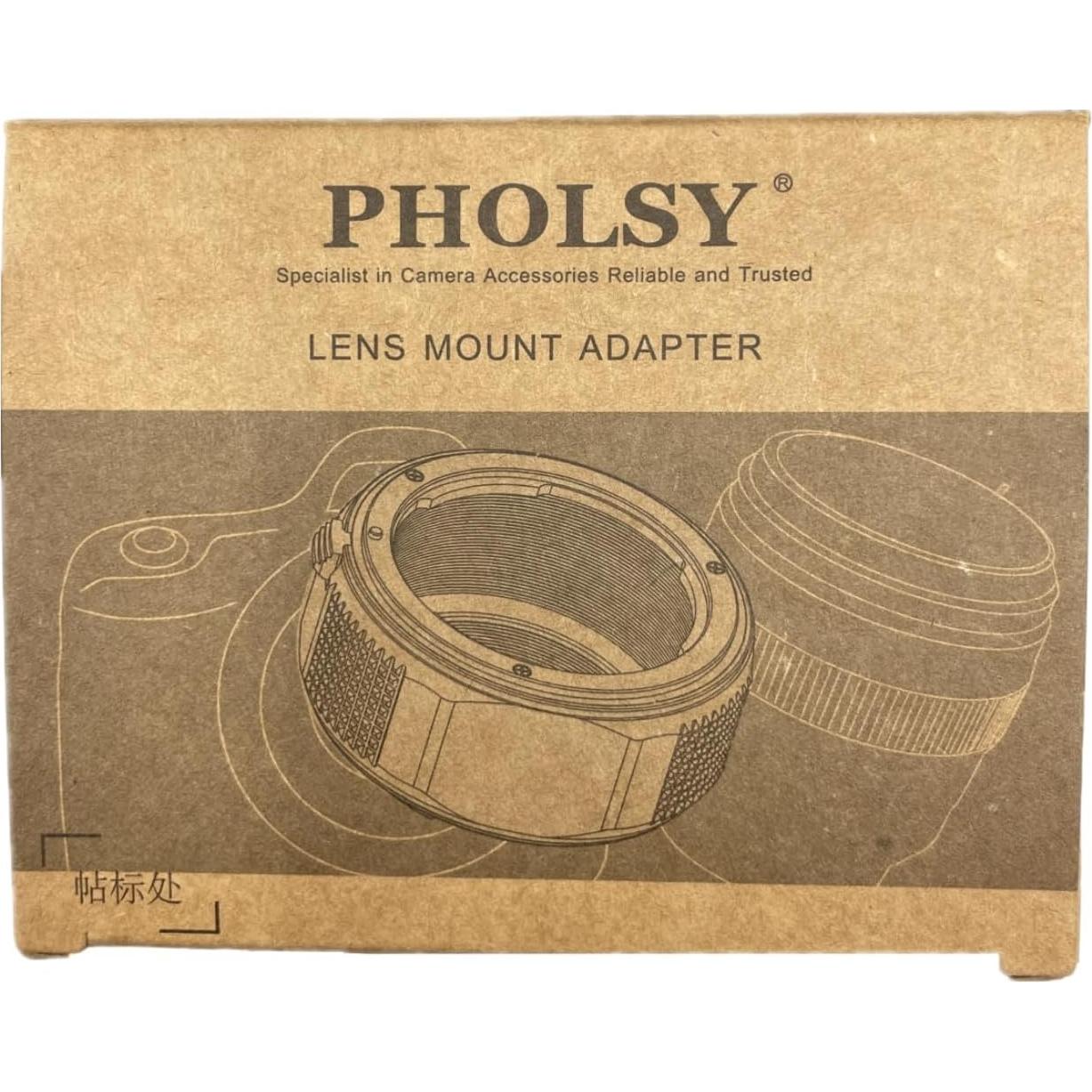 Adaptador de Lente PHOLSY Canon EF a M4/3 - Enfoque Manual