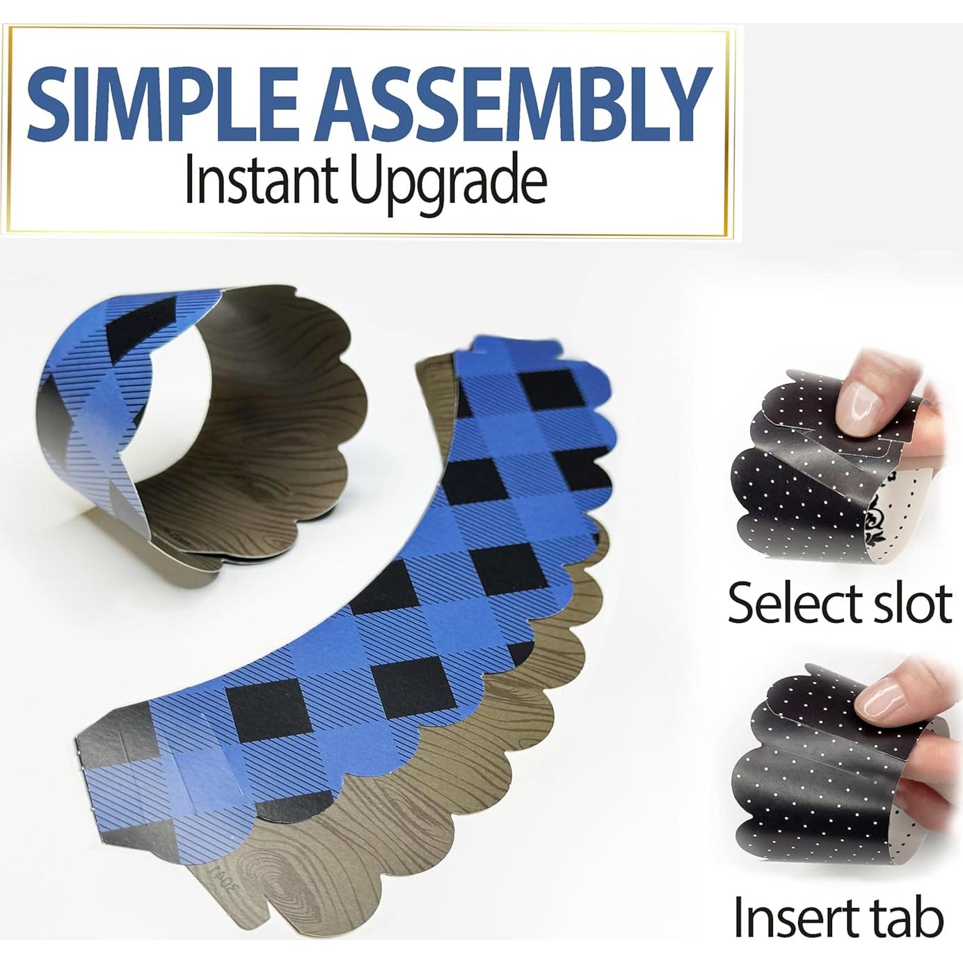 Fundas para Cupcake Confetti Couture 24 Pzas Reversibles