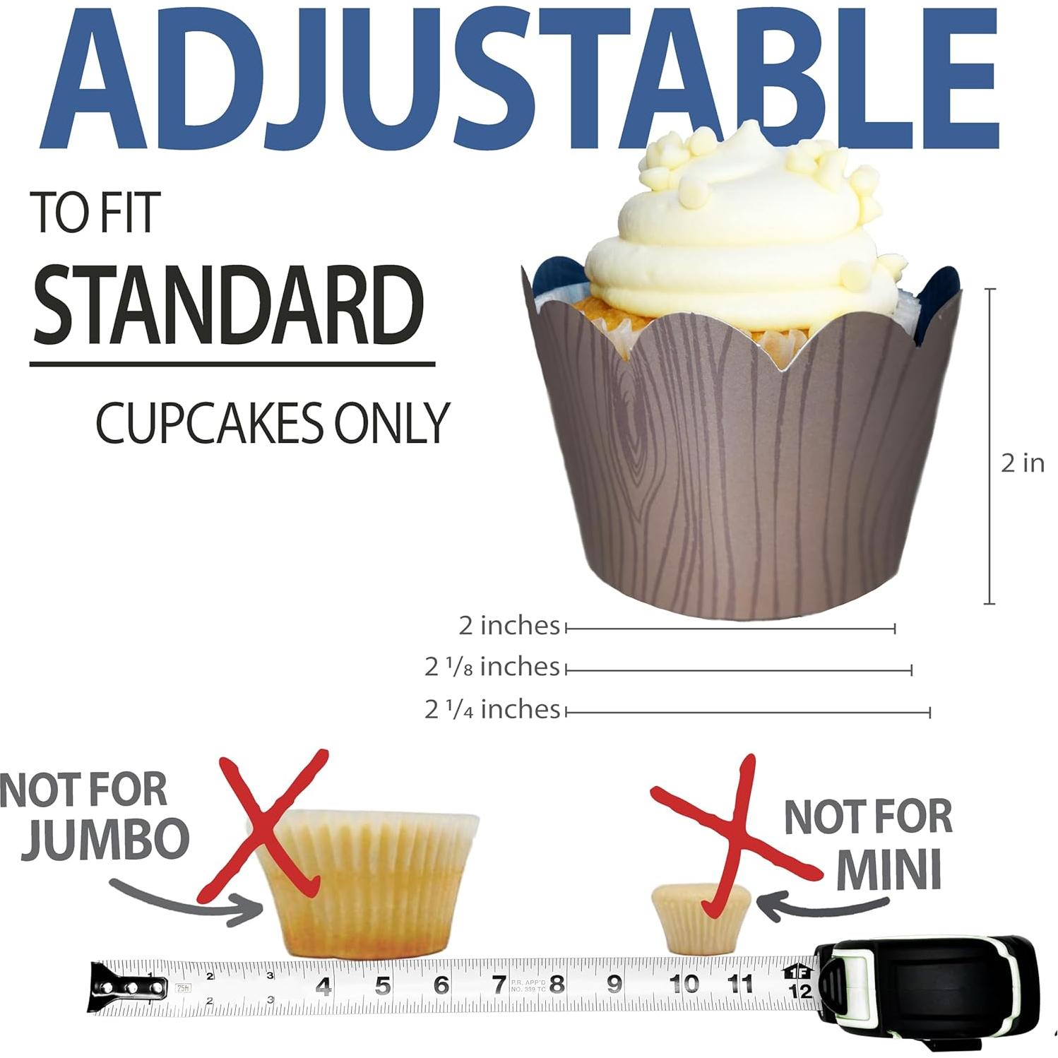 Fundas para Cupcake Confetti Couture 24 Pzas Reversibles