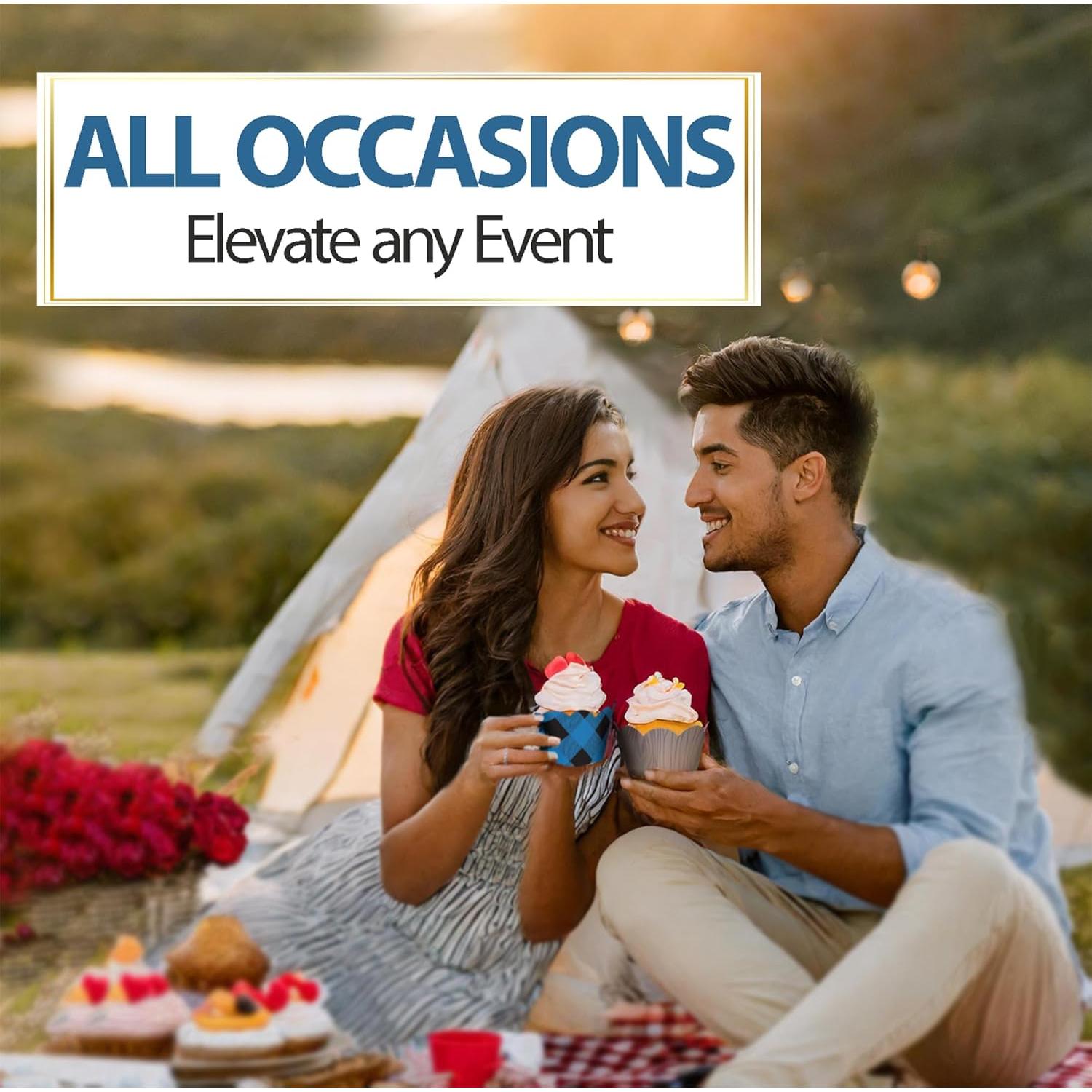 Fundas para Cupcake Confetti Couture 24 Pzas Reversibles