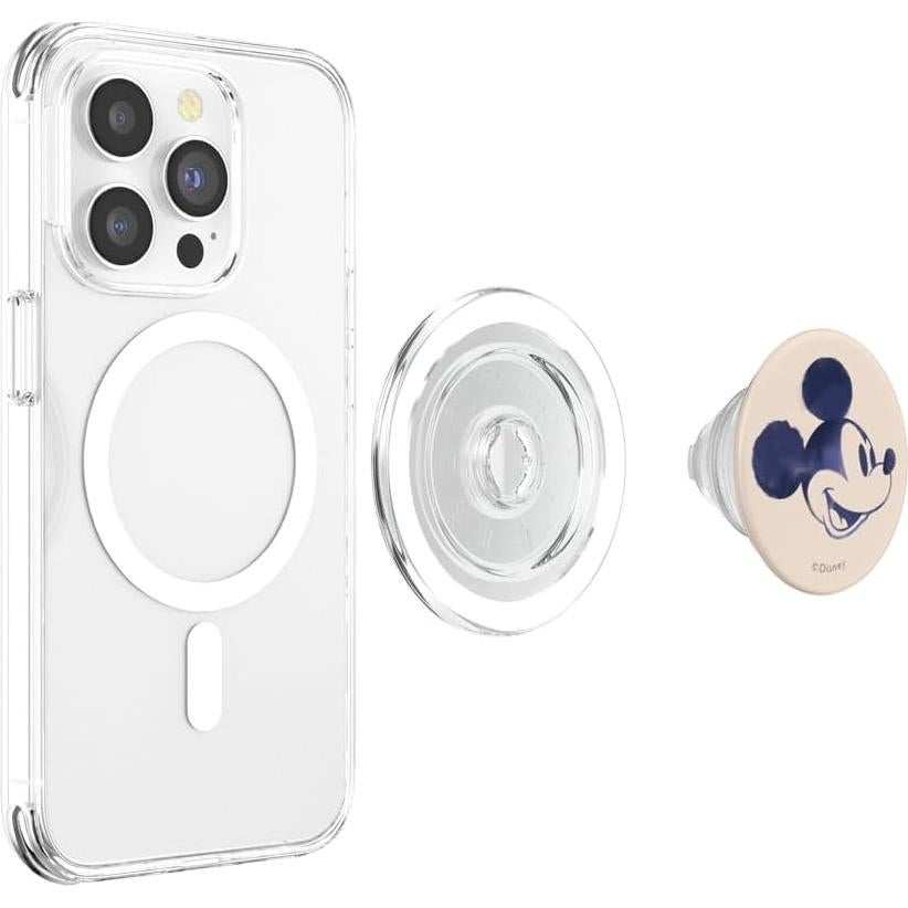 Agarre PopSockets MagSafe Mickey Mouse Retro para iPhone