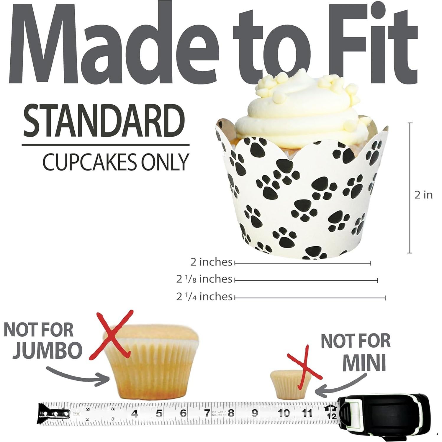 Fundas para Cupcake Confetti Couture 24 Pzs Reversibles