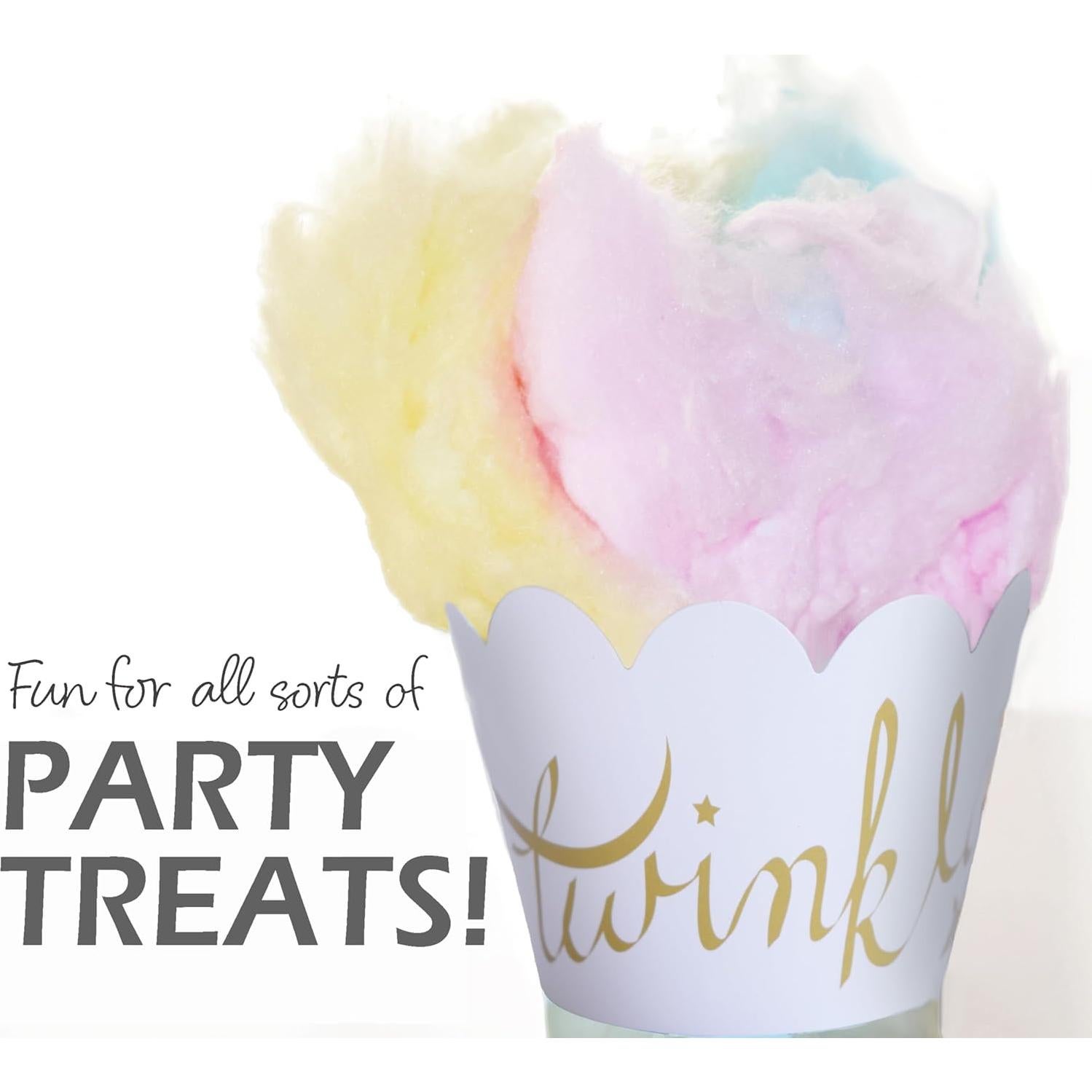 Fundas para Cupcake Confetti Couture - Reversibles 24 Pzas