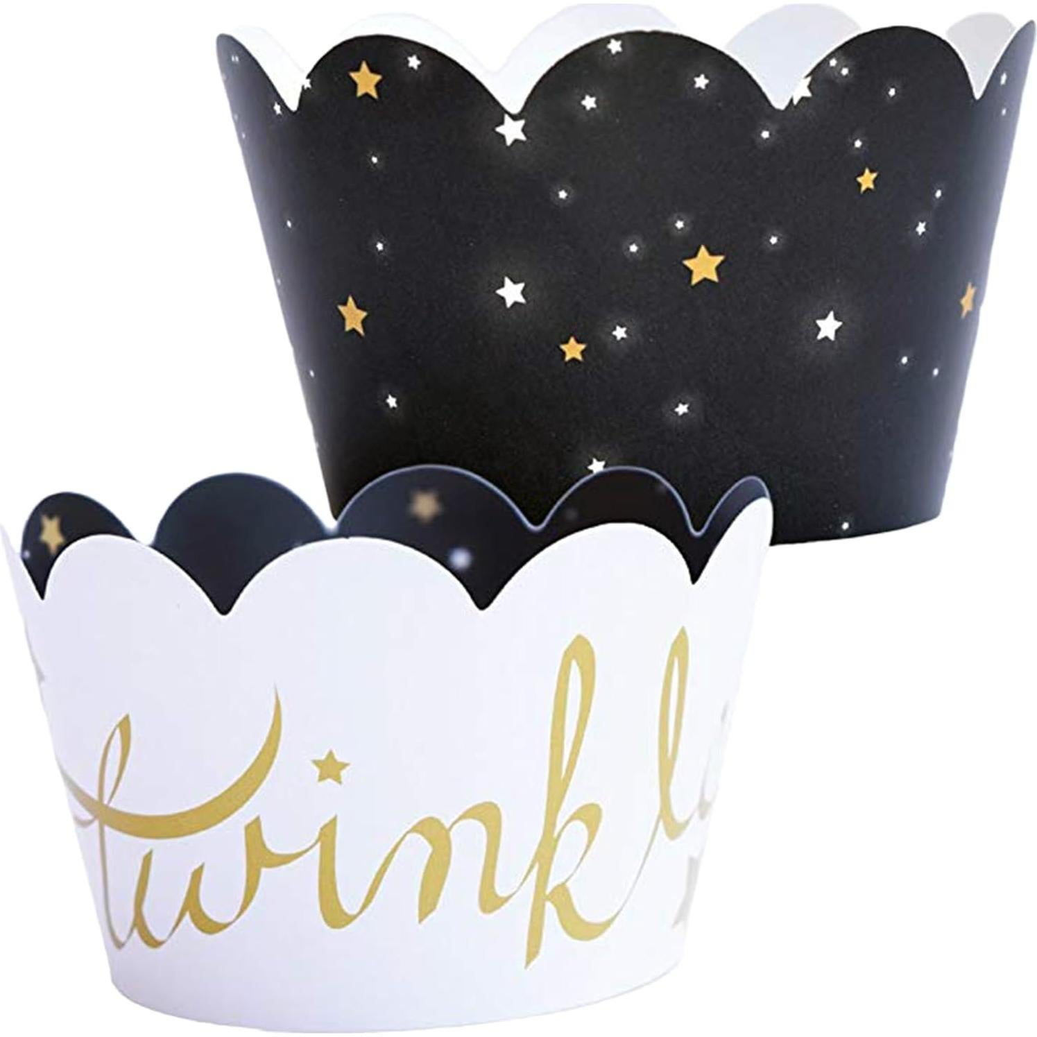 Fundas para Cupcake Confetti Couture - Reversibles 24 Pzas