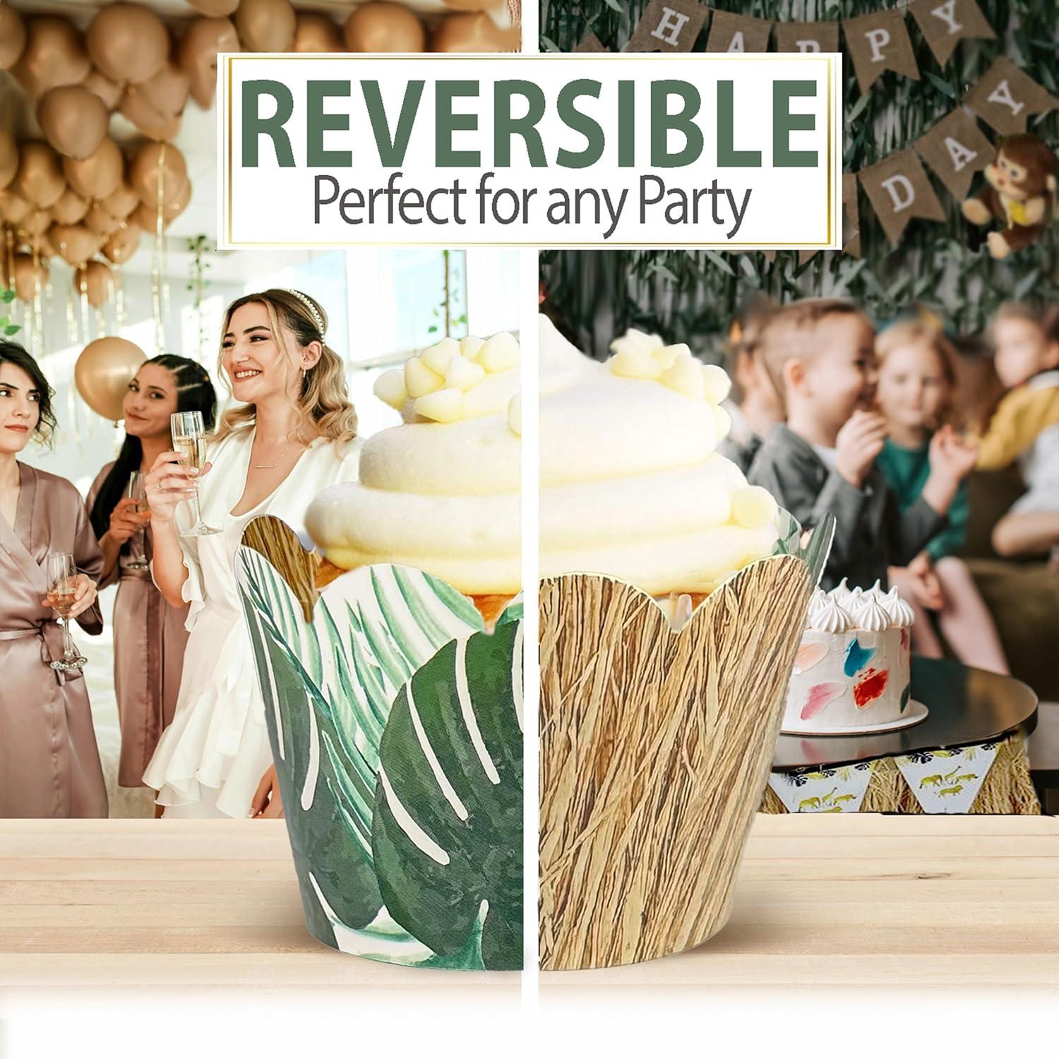 Fundas para Cupcake Confetti Couture 24 Piezas Reversibles