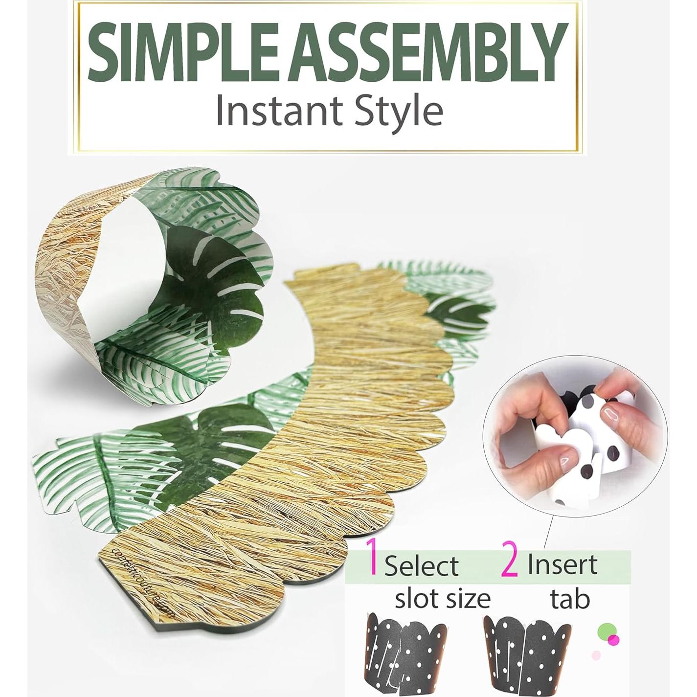 Fundas para Cupcake Confetti Couture 24 Piezas Reversibles