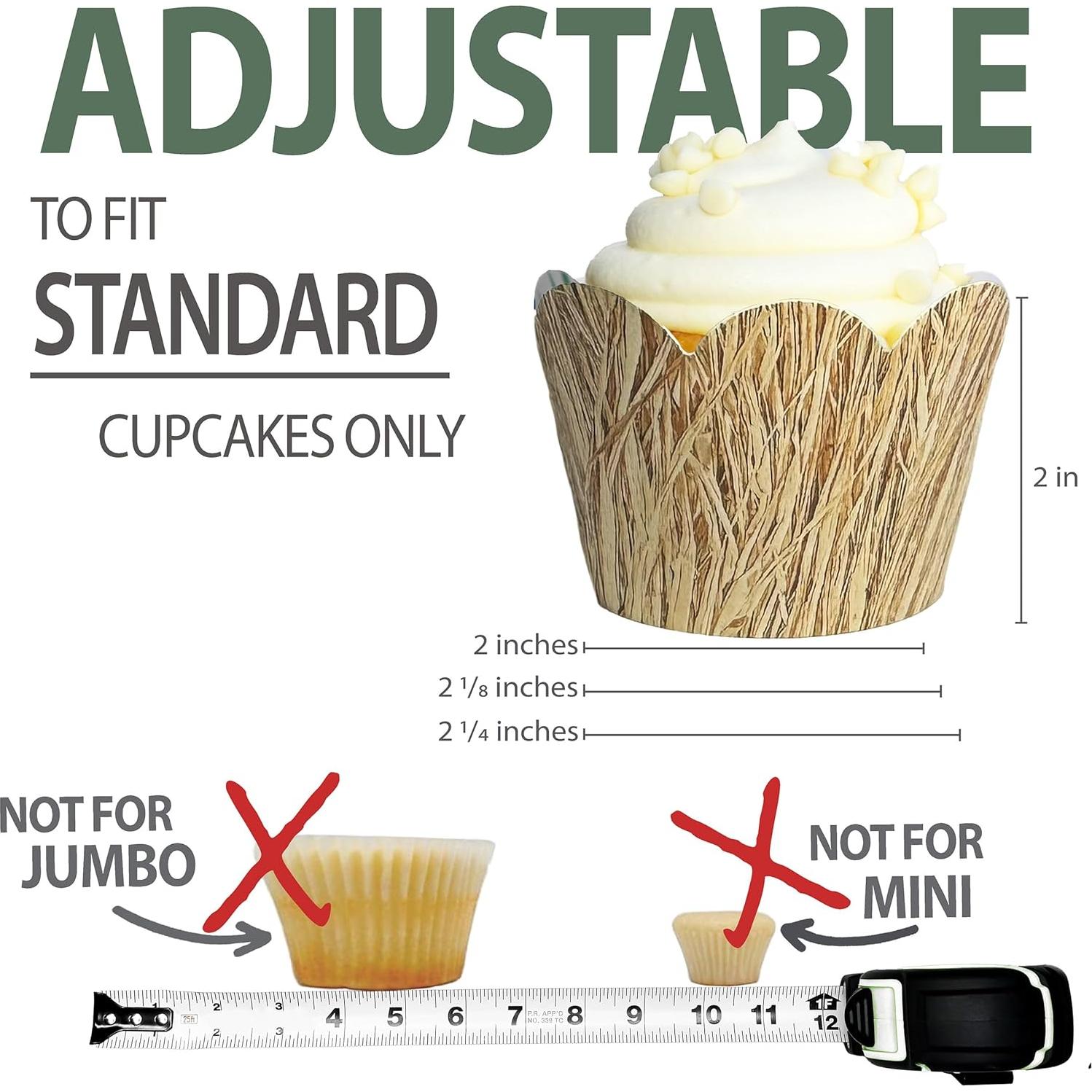 Fundas para Cupcake Confetti Couture 24 Piezas Reversibles